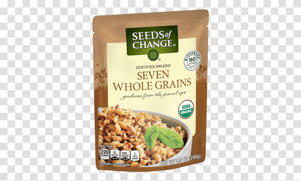 Seven Whole Grains Seeds Of Change Seven Whole Grains, Plant, Food, Menu, Vegetable Transparent Png