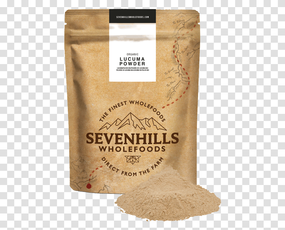 Sevenhills Wholefoods Organic Lucuma Powder Coffee Substitute, Sack, Bag, Shopping Bag, Flour Transparent Png