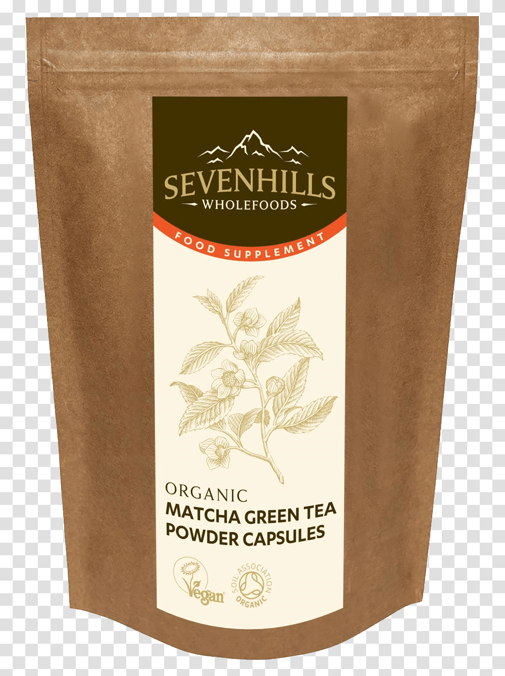 Sevenhills Wholefoods Organic Matcha Green Tea Powder Matcha, Bottle, Alcohol, Beverage, Liquor Transparent Png