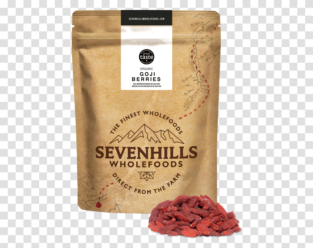 Sevenhills Wholefoods Organic Raw Goji Berries Organic Gelatinised Maca Powder, Flour, Plant Transparent Png