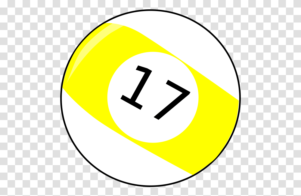 Seventeen Baseball Billiard Ball Clip Art Dot, Number, Symbol, Text Transparent Png