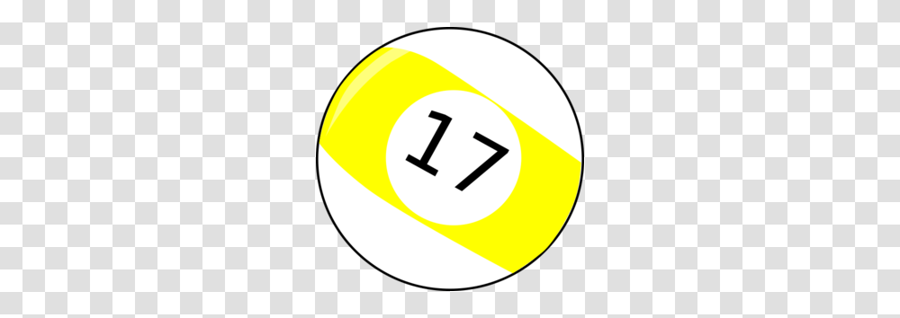 Seventeen Baseball Billiard Ball Clip Art, Number Transparent Png