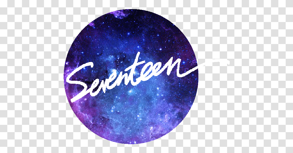 Seventeen Circle Logo, Moon, Outer Space, Night, Astronomy Transparent Png