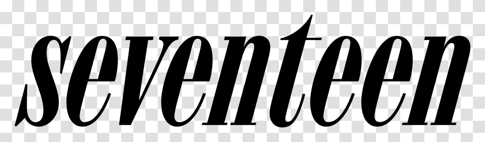 Seventeen Logo Magazine Seventeen Magazine Logo, Gray Transparent Png