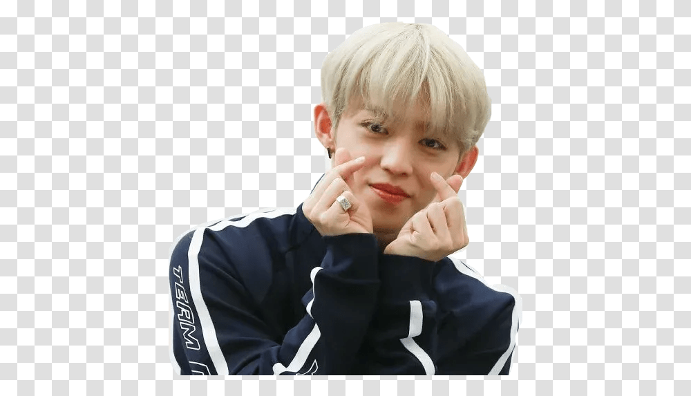Seventeen Whatsapp Stickers Stickers Cloud Boy, Person, Face, Clothing, Finger Transparent Png