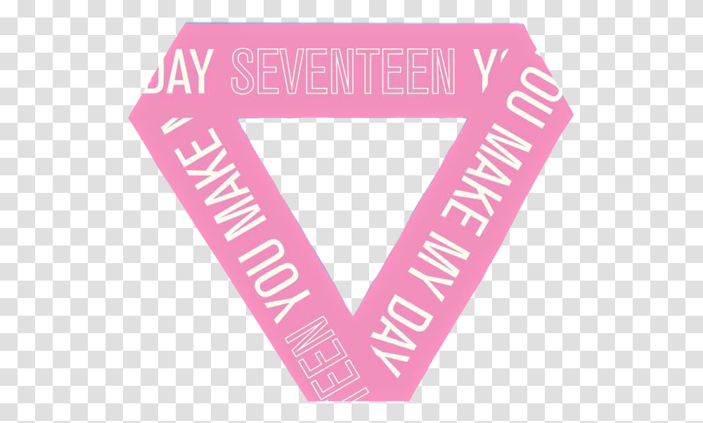 Seventeen You Make My Day Logo Seventeen Svt K, Label, Sash, Flyer Transparent Png