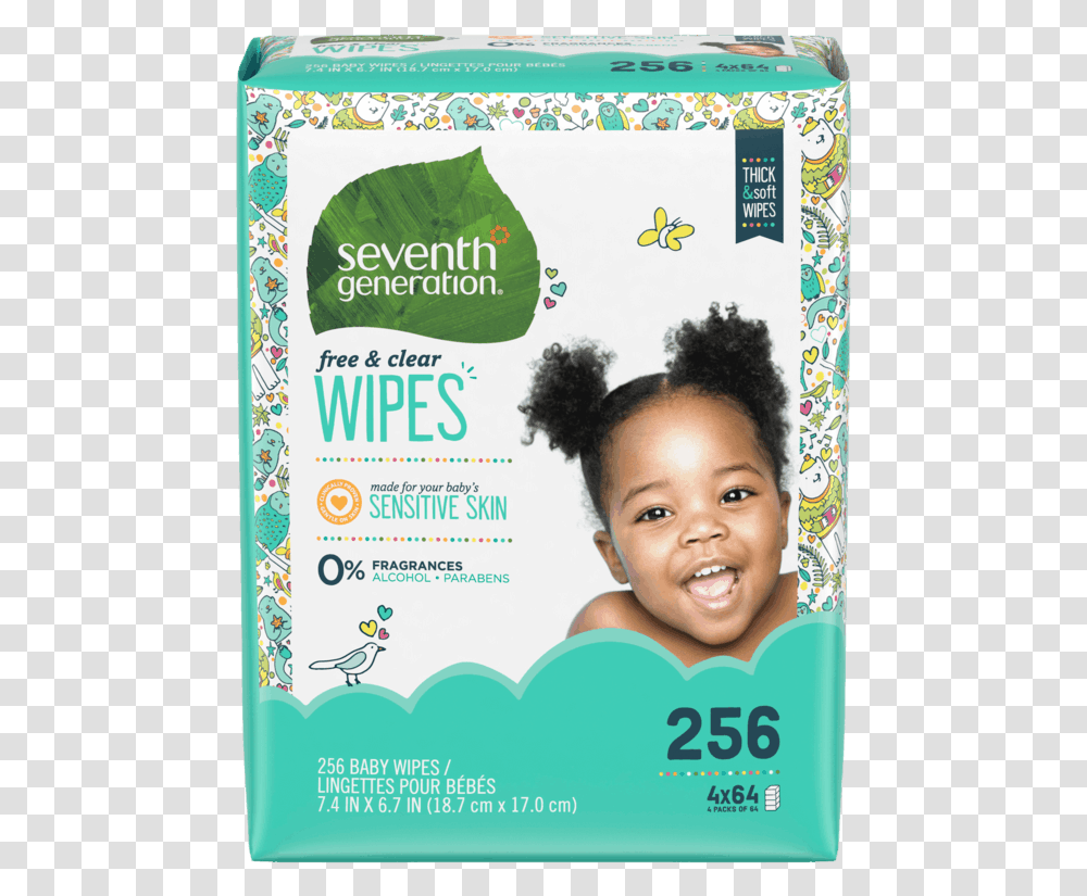 Seventh Generation Baby Wipes, Hair, Person, Poster, Advertisement Transparent Png