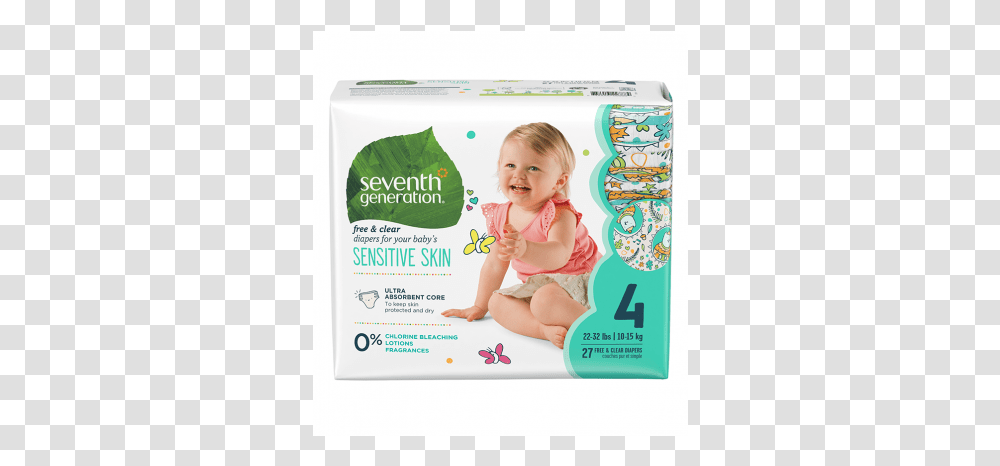 Seventh Generation Stage 4 Baby Diapers Seventh Generation Diapers And Wipes, Person, Id Cards, Room Transparent Png