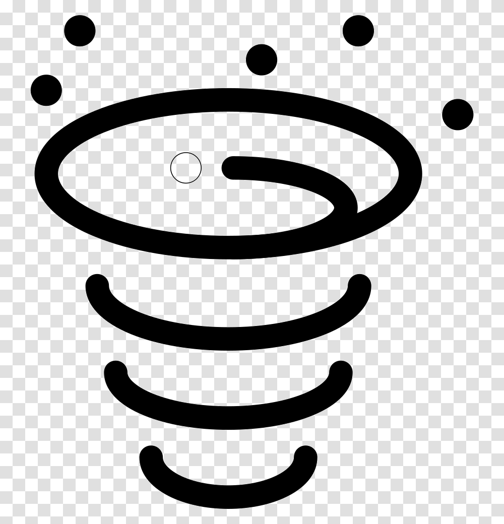Severe Sand And Dust Storm Icon Free Download, Spiral, Coil, Stencil Transparent Png