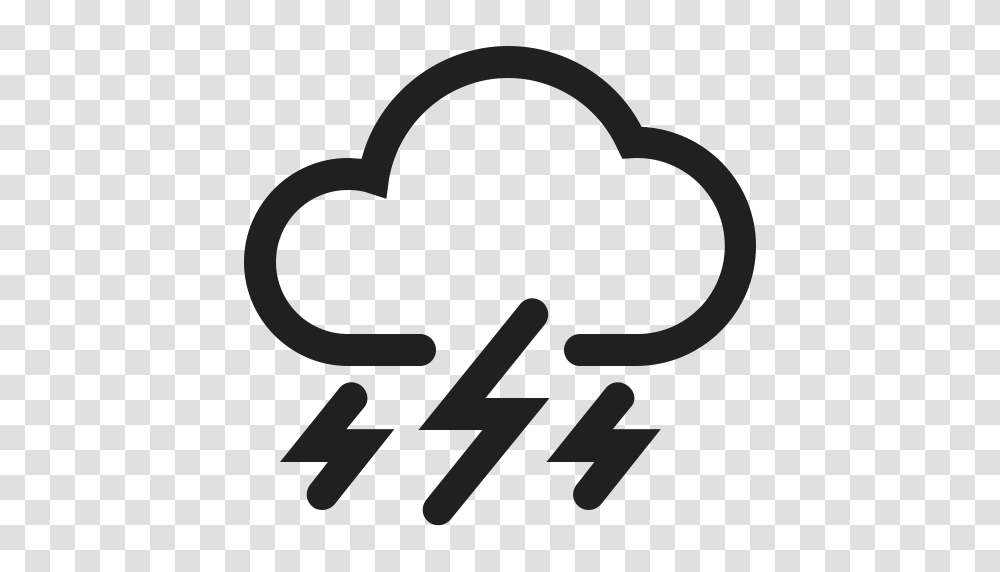 Severe Thunderstorm Cloud Weather Icon With And Vector, Alphabet, Logo Transparent Png
