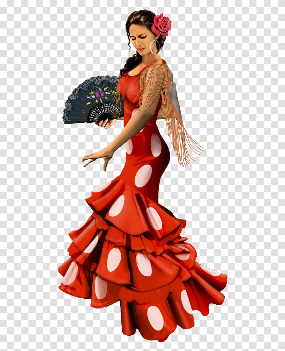 Sevillanas Dancer Flamenco Flamenco Dancer, Dance Pose, Leisure Activities, Performer, Person Transparent Png