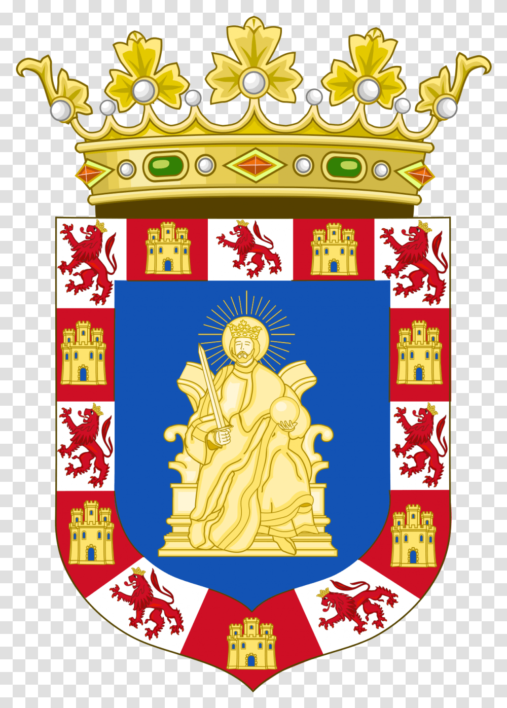 Seville Spain Coat Of Arms Camargo Coat Of Arms, Label, Christmas Stocking Transparent Png