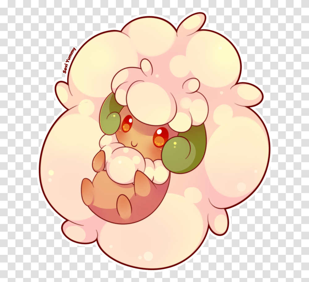 Seviyummy Cute Pokemon Pokemon Whimsicott Chibi, Birthday Cake, Dessert, Food, Graphics Transparent Png