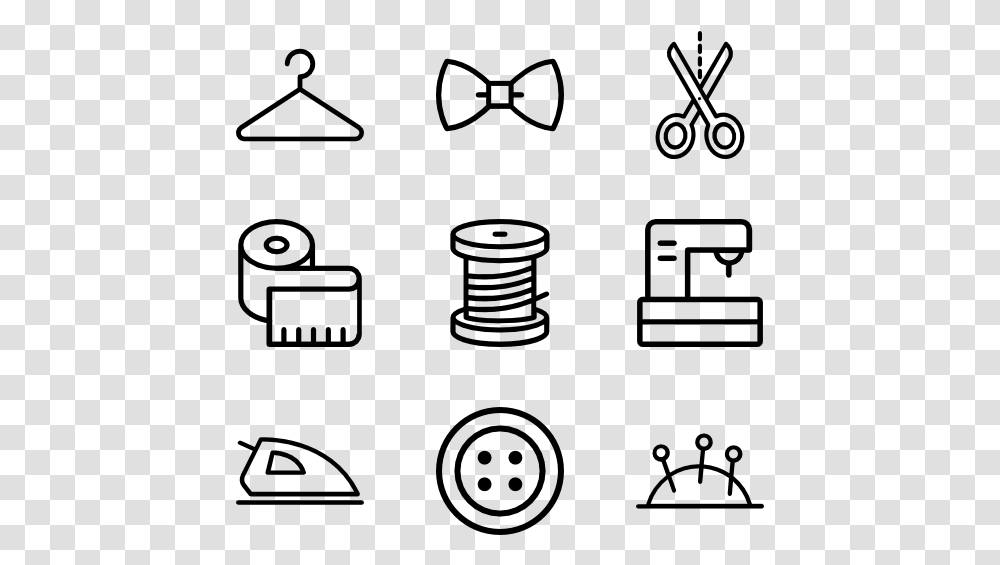 Sewing Business Line Icon, Gray, World Of Warcraft Transparent Png