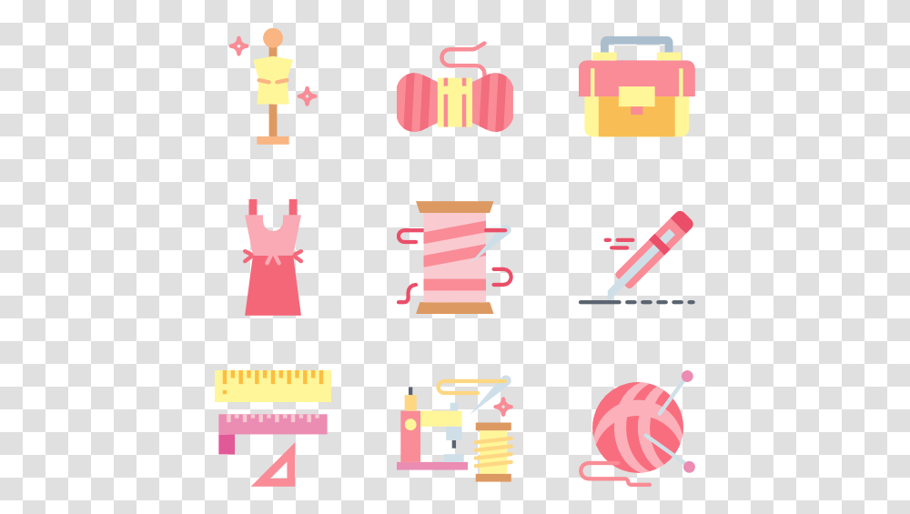 Sewing Crochet Icon, Label, Weapon, Weaponry Transparent Png