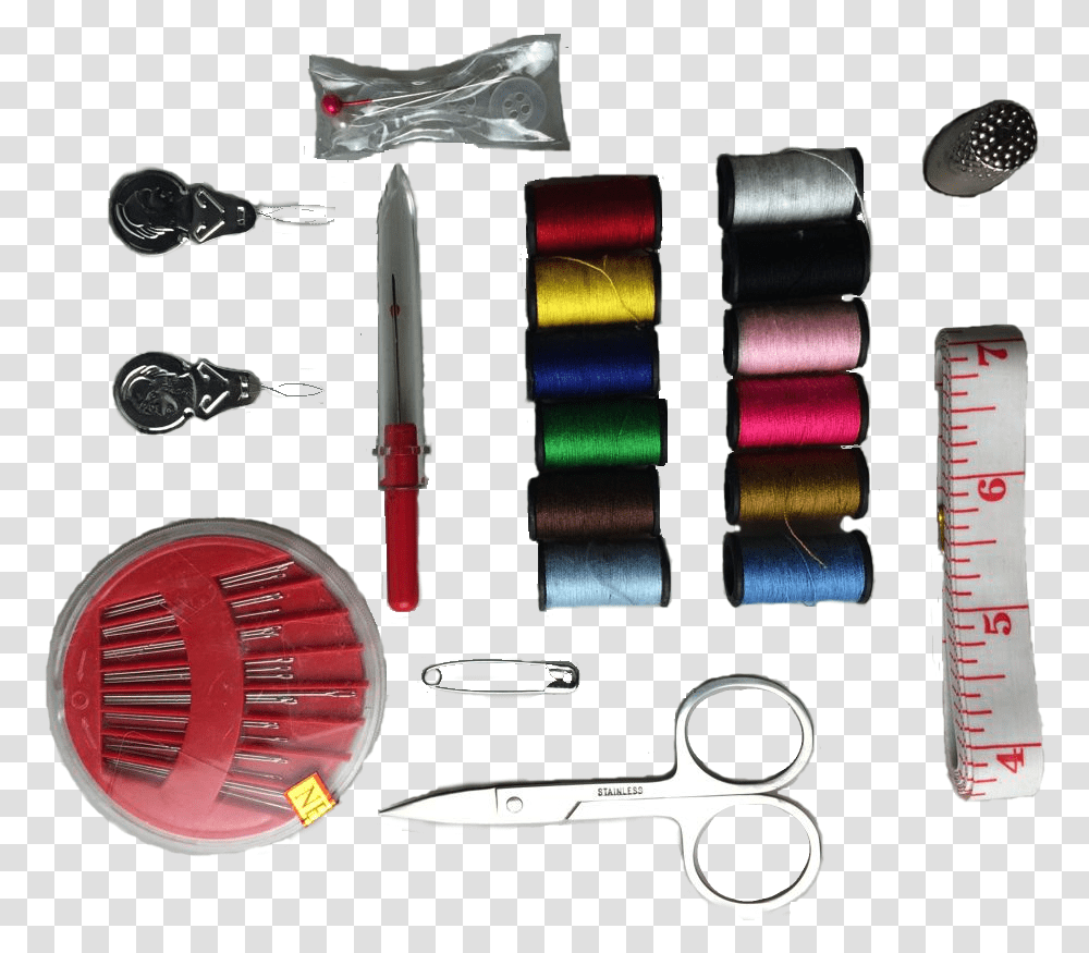 Sewing Kit And Their Uses, Weapon, Weaponry, Blade, Scissors Transparent Png