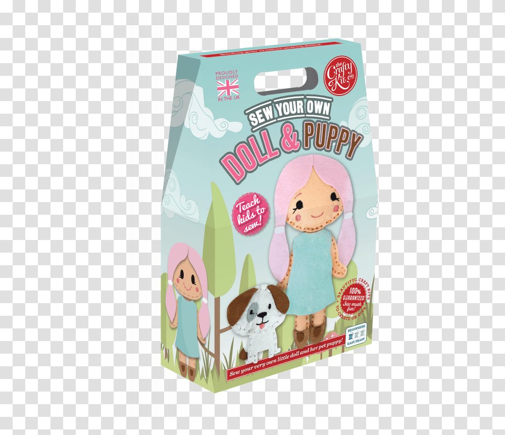 Sewing Kit Box 3d Dolly Puppy Cartoon, Poster, Advertisement, Flyer, Paper Transparent Png