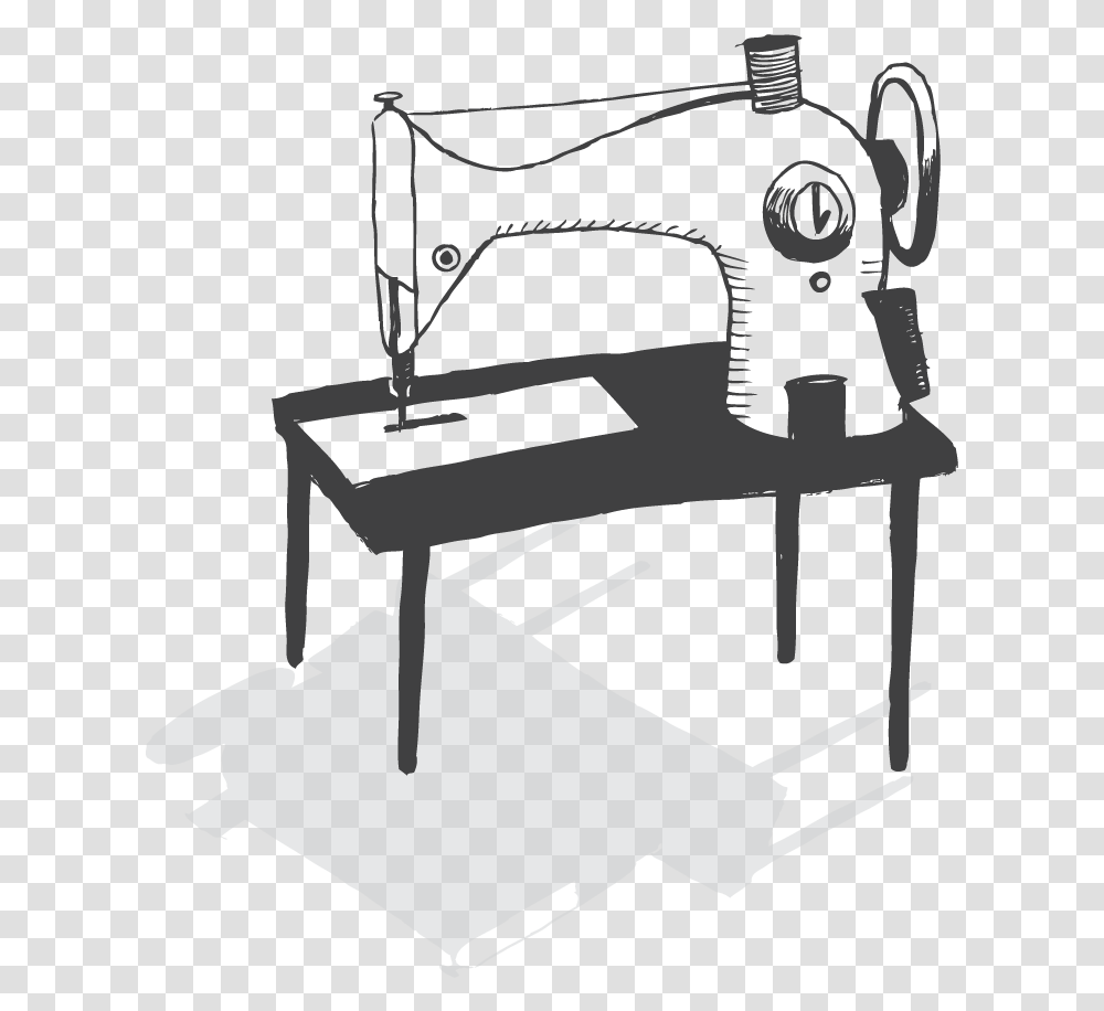 Sewing Machine Clipart Download Sewing Machine, Electrical Device, Appliance, Piano, Leisure Activities Transparent Png