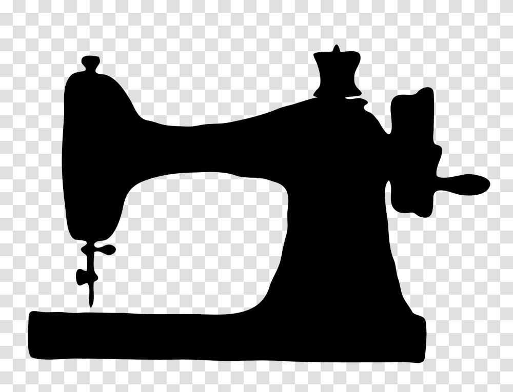 Sewing Machine, Electronics, Silhouette, Stencil Transparent Png