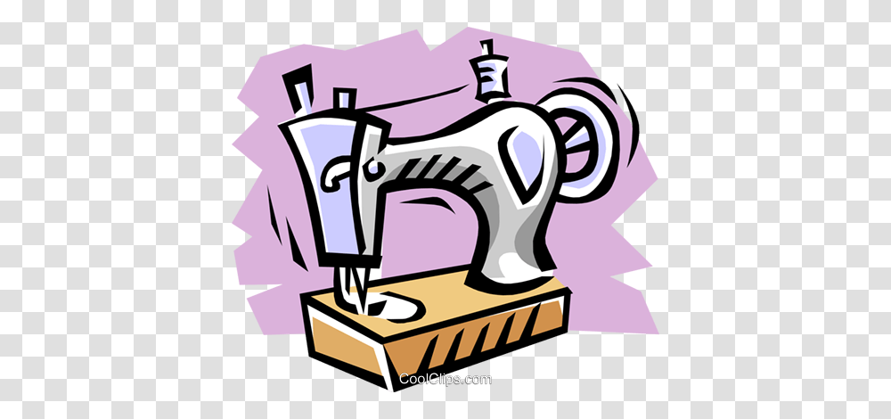 Sewing Machine Royalty Free Vector Clip Art Illustration, Electrical Device, Appliance Transparent Png