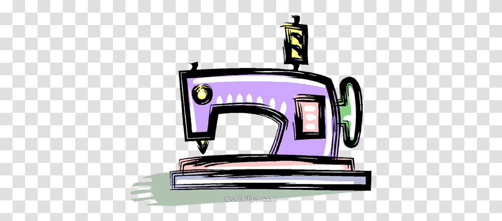Sewing Machine Royalty Free Vector Clip Art Illustration, Electrical Device, Appliance Transparent Png
