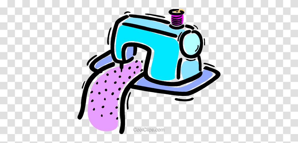 Sewing Machines Royalty Free Vector Clip Art Illustration, Clothes Iron, Appliance Transparent Png