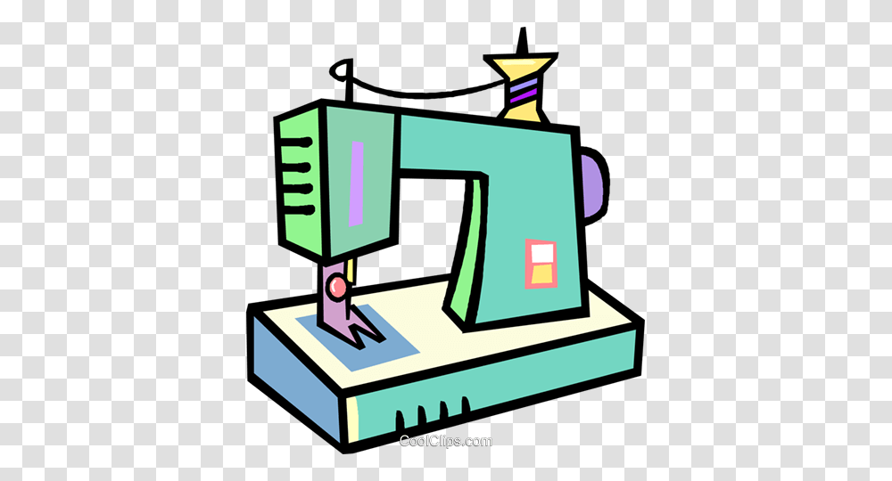 Sewing Machines Royalty Free Vector Clip Art Illustration, Electrical Device, Appliance Transparent Png