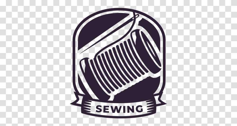 Sewing Needle Thread Reel Badge Sticker Carretel De Linha Desenho, Tin, Can, Scroll, Light Transparent Png
