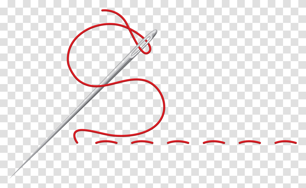 Sewing Needles Handsewing Red Hq Stitches, Bow, Whip Transparent Png