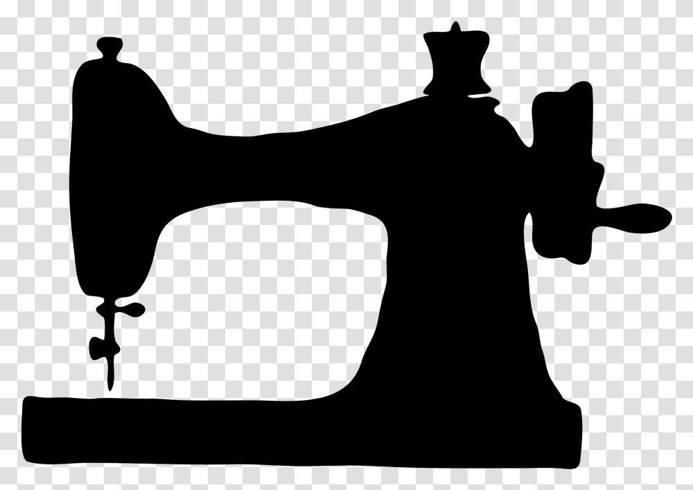 Sewing Sewing Machine Clipart, Silhouette, Face, Hand Transparent Png