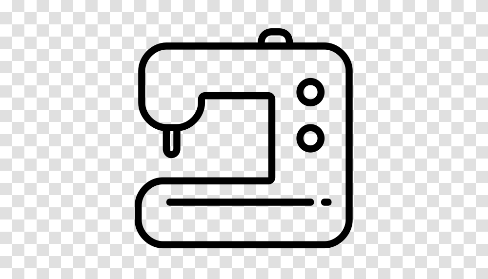 Sewing Sewing Machine Stitching Machine Icon With And Vector, Gray, World Of Warcraft, Halo Transparent Png