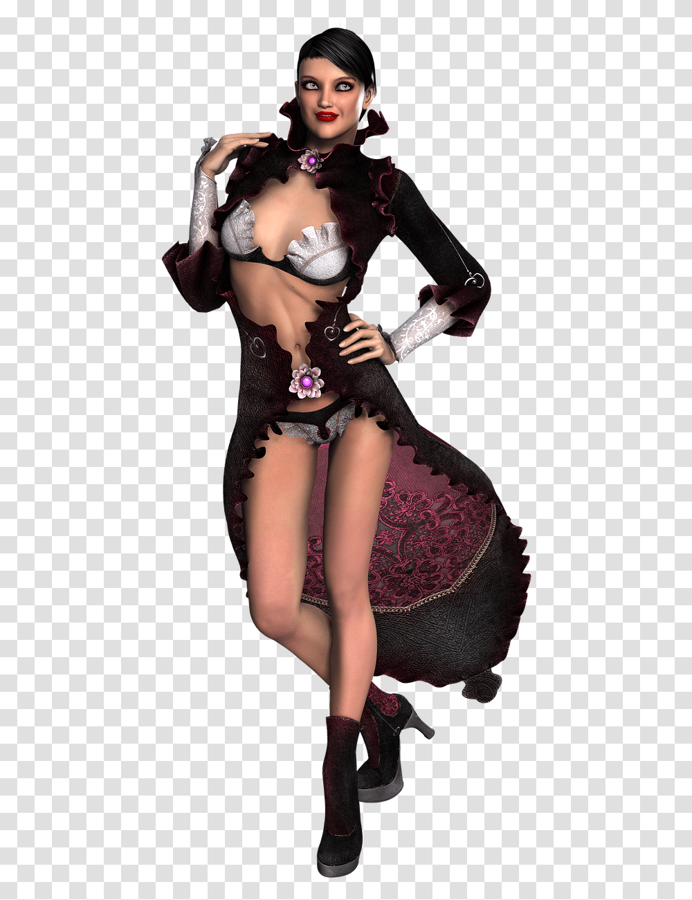 Sexy 3d Model Download, Costume, Person, Toy Transparent Png