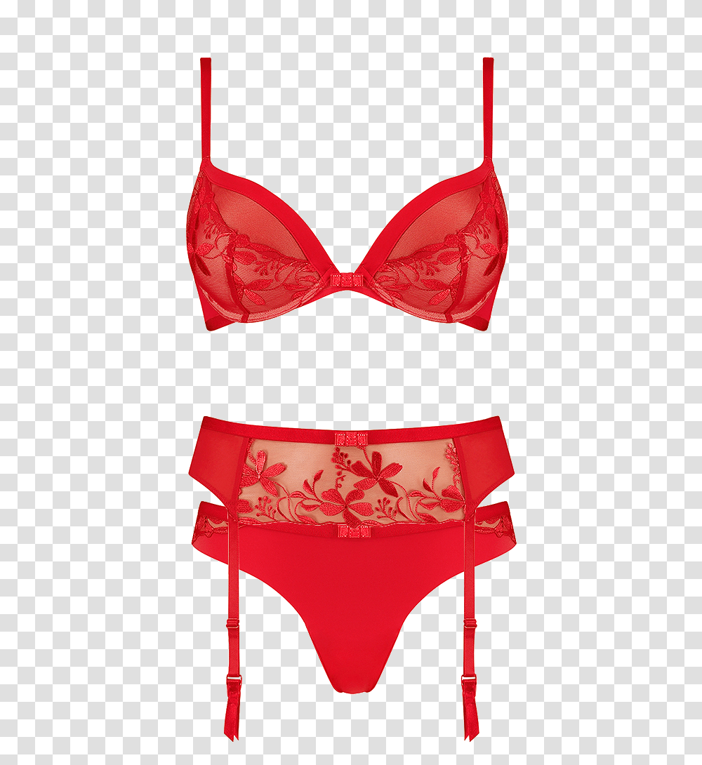 Sexy Angel Spotlight Triumph Bra Thong Full Size Red And Sexy Panties, Clothing, Apparel, Lingerie, Underwear Transparent Png