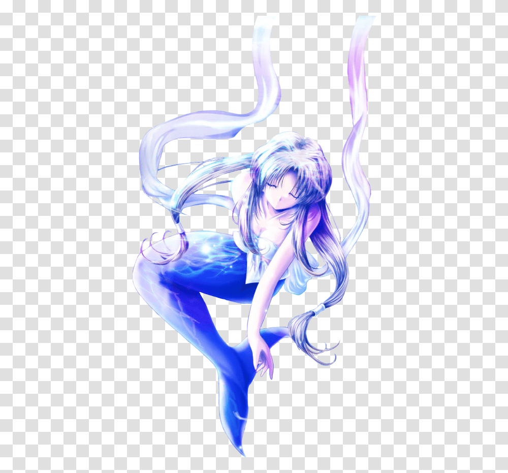 Sexy Anime Girl Mermaid Download, Person, Light Transparent Png