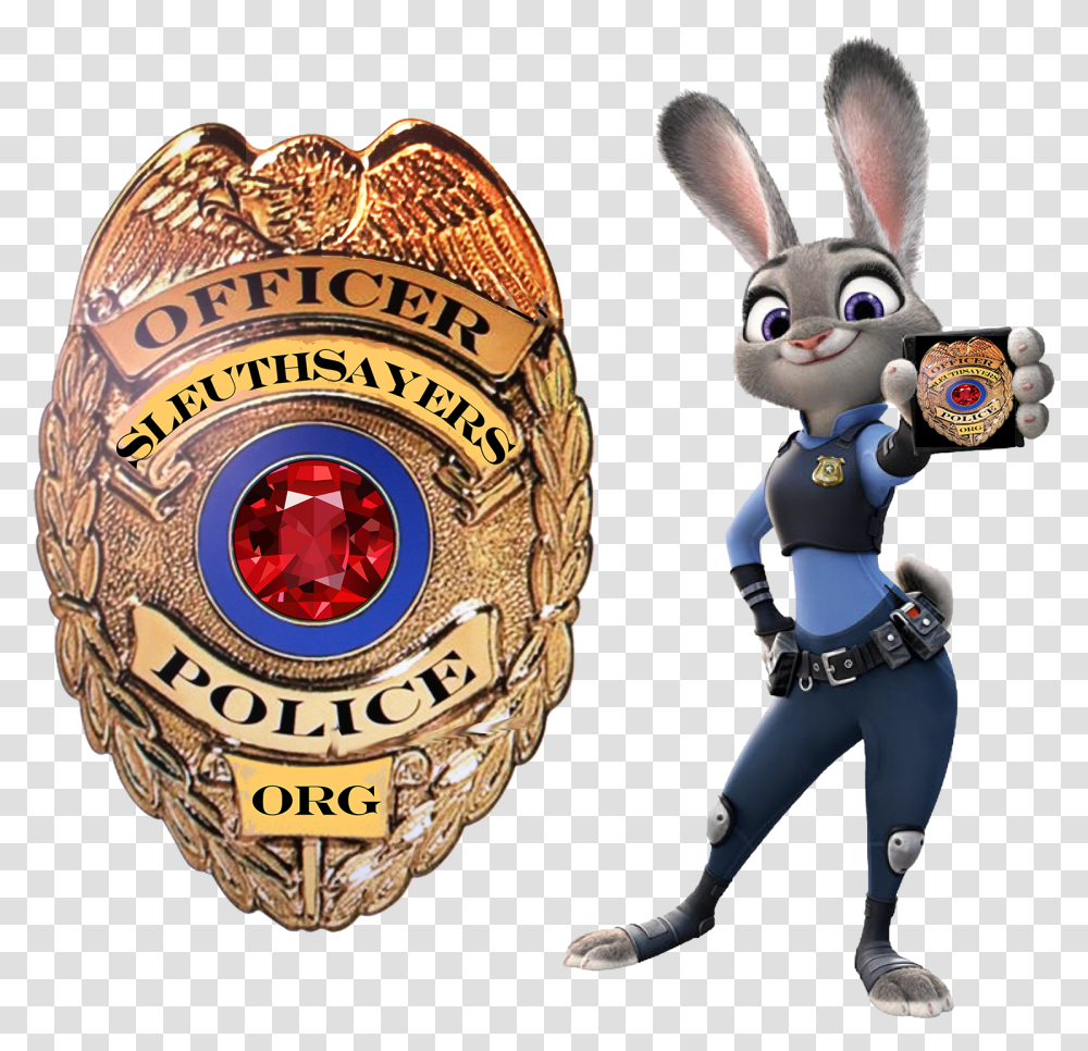 Sexy Bunny From Zootopia, Logo, Trademark, Badge Transparent Png