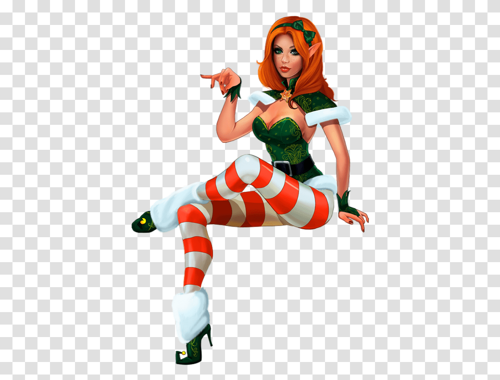 Sexy Cartoon Christmas Sexy Girl And Boy, Costume, Person, Leisure Activities, Clothing Transparent Png