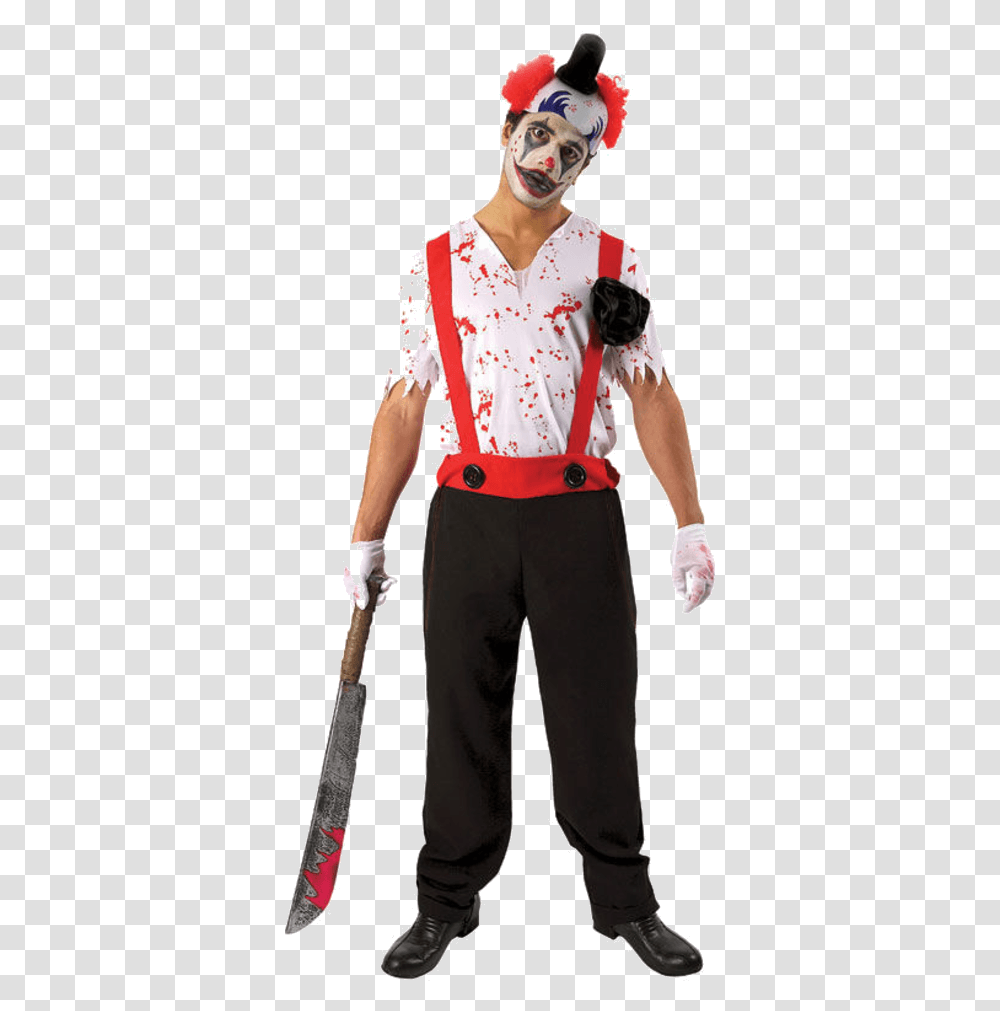 Sexy Clown Costume Men, Performer, Person, Sleeve Transparent Png