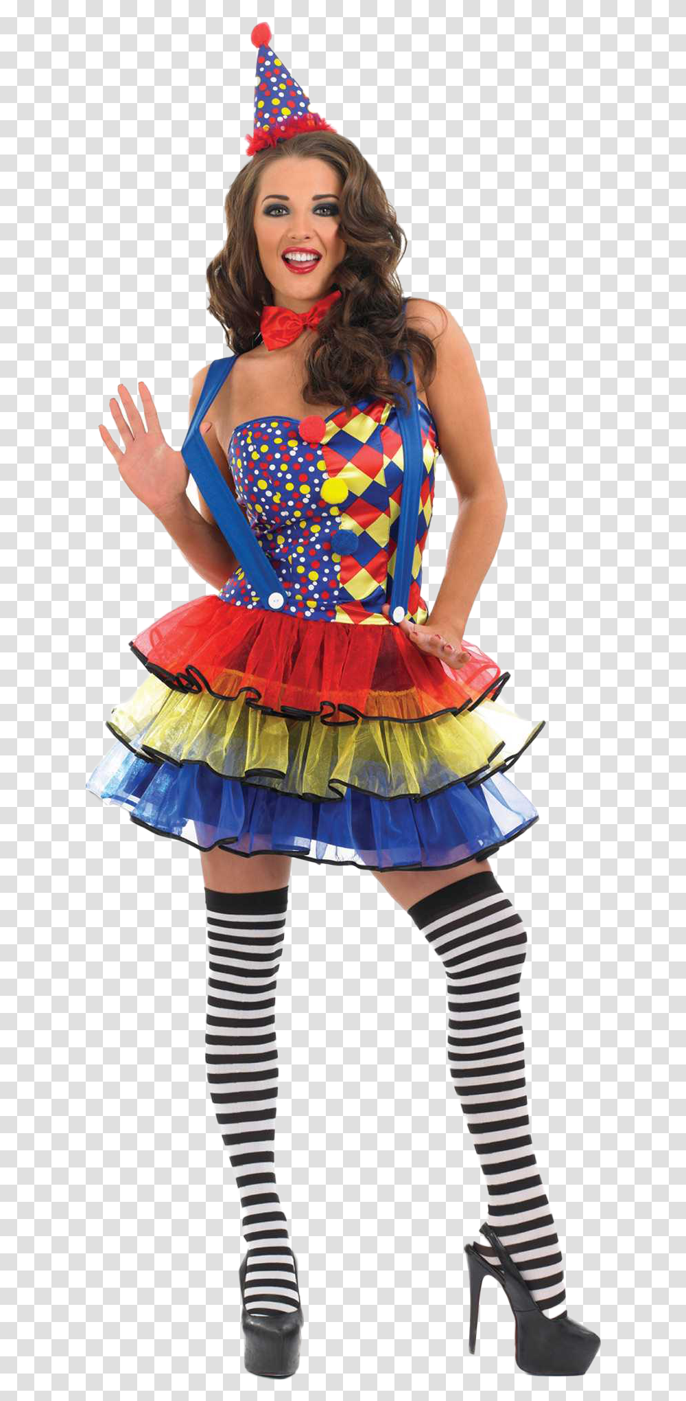Sexy Clown Costume, Skirt, Female, Person Transparent Png