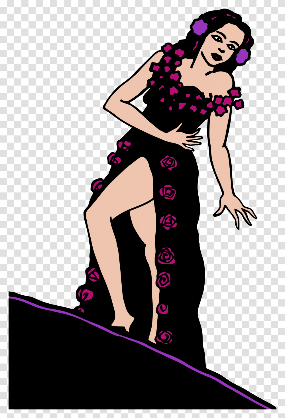 Sexy Dance Lady Clip Arts, Person, Female, Girl Transparent Png