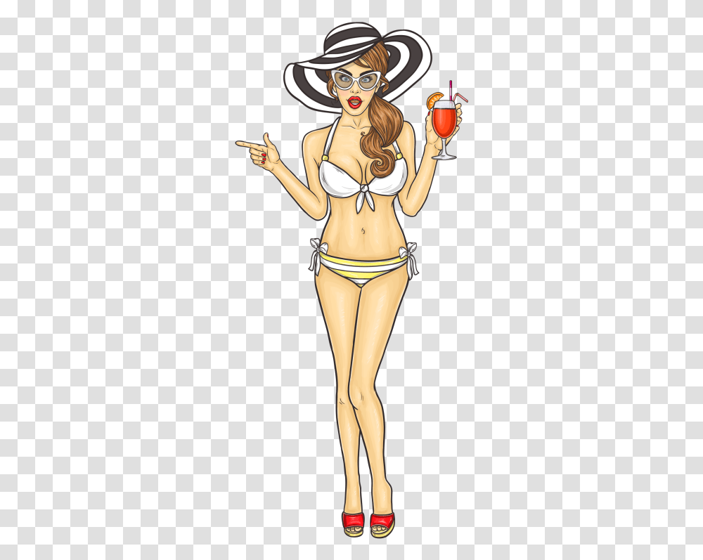 Sexy Girl Cartoon, Hat, Sunglasses, Person Transparent Png
