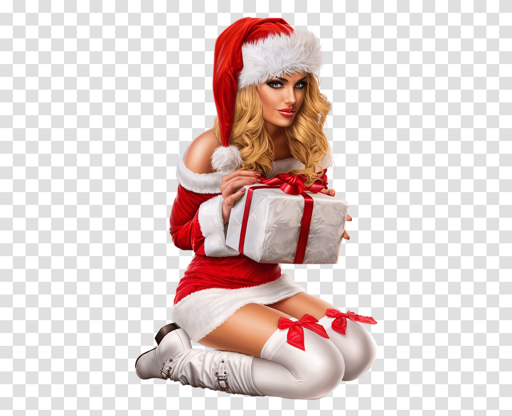 Sexy Girl Christmas, Apparel, Person, Human Transparent Png
