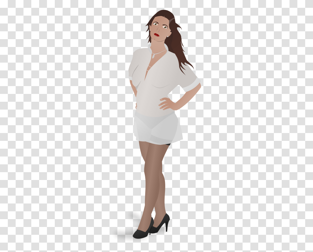 Sexy Girl Clip Art, Person, Sleeve, Arm Transparent Png