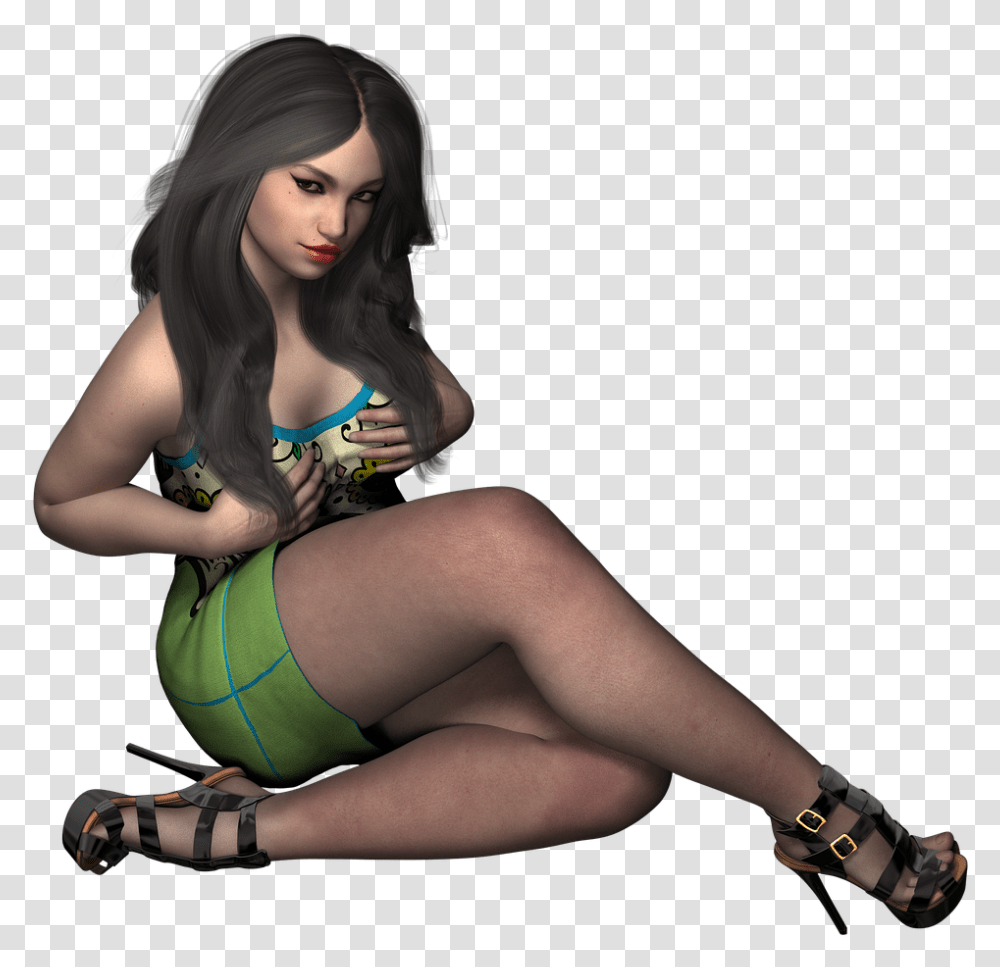 Sexy Girl, Person, Skin, Shoe Transparent Png