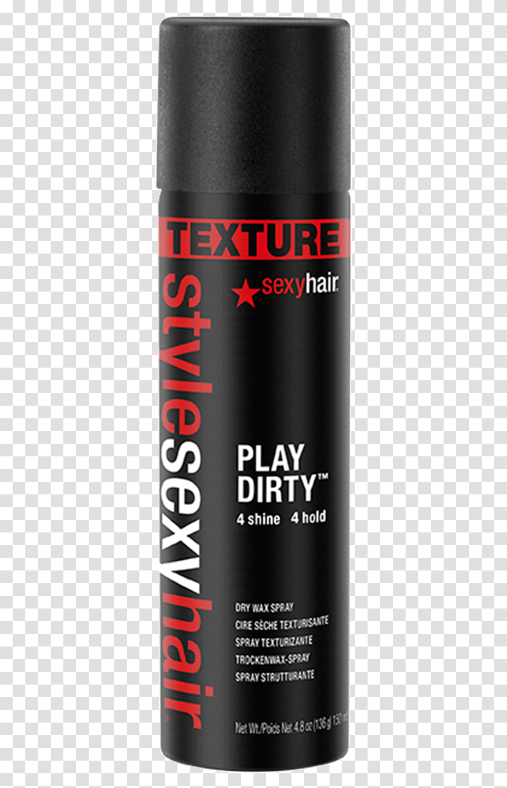 Sexy Hair Style Sexy Hair Play Dirty Cosmetics, Tin, Can, Aluminium, Spray Can Transparent Png