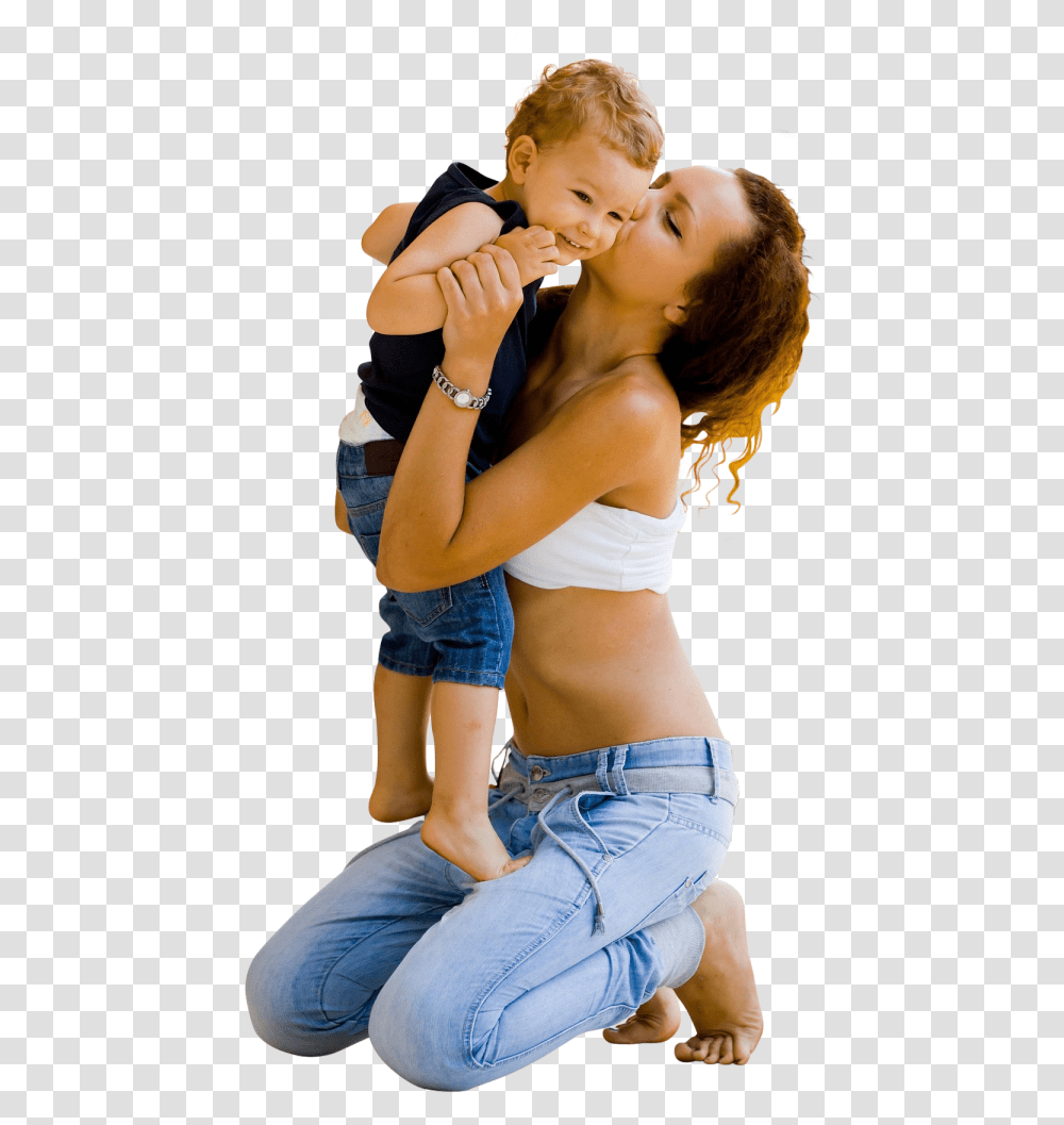 Sexy Mother Son, Person, Pants, Jeans Transparent Png