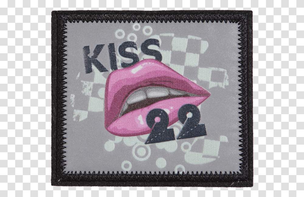 Sexy Pink Lips Love 22 Applique Stock Postage Stamp, Rug, Label, File Binder Transparent Png