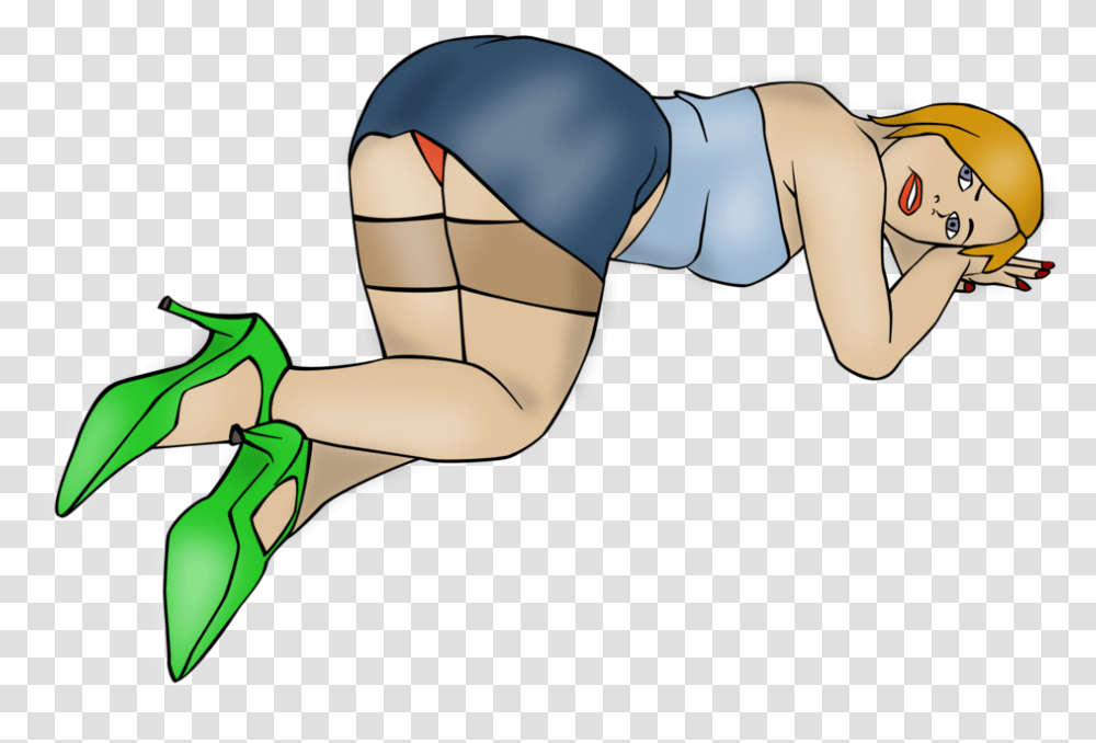 Sexy Woman, Machine, Gas Station, Pump, Chair Transparent Png