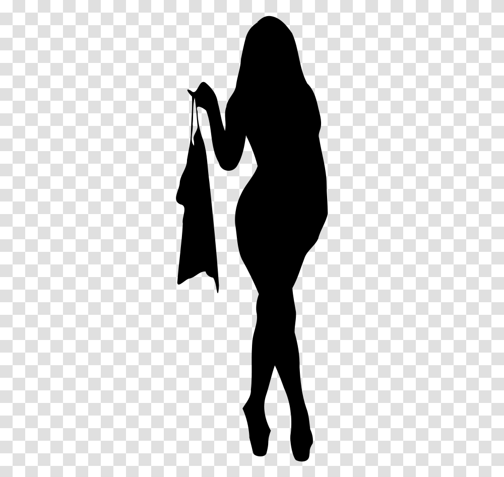 Sexy Woman Silhouette, Gray, World Of Warcraft Transparent Png