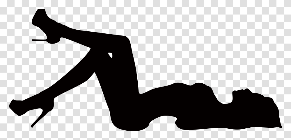 Sexy Woman Silhouette, Hammer, Stencil, Photography Transparent Png