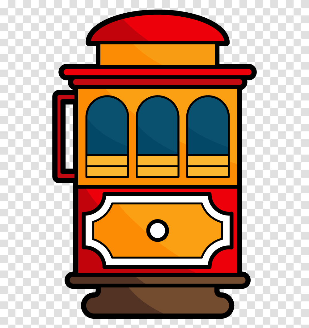 Sf Cable Car Icon, Transportation, Vehicle, Bus, School Bus Transparent Png